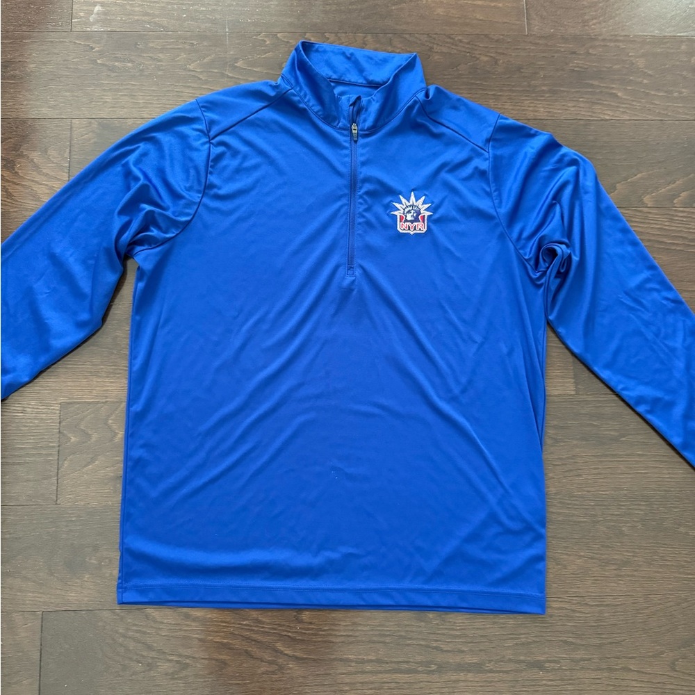 Antigua Royal Blue Quarter-Zip Pullover L